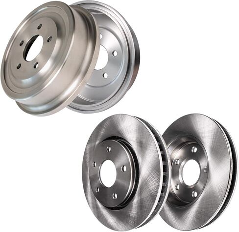 Detroit Axle - Front Brake Rotors for Ford 2005-2012 Escape, 2005-2011 Mazda Tribute Mercury Mariner, Disc Brake Rotors 2006 2007 2008 2009 2010 Replacement [11.92" inch Rotors] in Kuwait
