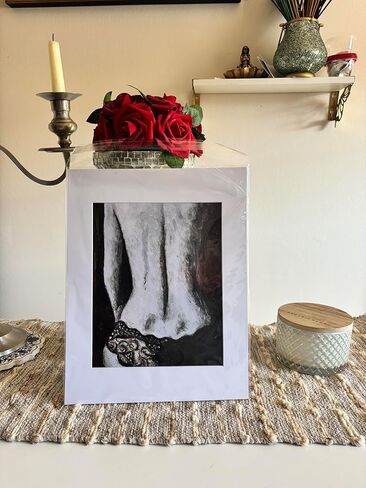 Foundations, Body and Structure No. 89 – Original Oil Pastel Figure Drawing Print in Saudi Arabia