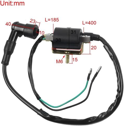 شرارة عدة صندوق VILLE متوافق مع محركات 50cc 70cc 80cc 90cc 100cc 110cc 125cc تناسب نماذج RL D343 تعمل مع الدراجات النارية Go Karts Bumosquito Bikes in Kuwait