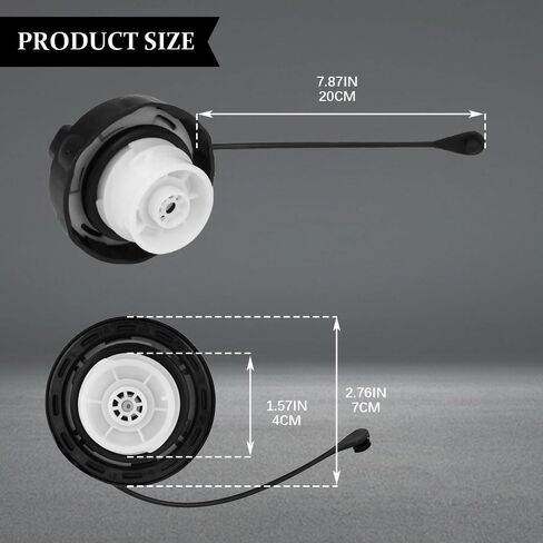 Gas Cap, Fuel Cap Replacement, Automotive Replacement Fuel Tank Covers, Car Accessories Fit for Dodge Ram 1500 2500 3500 Charger Challenger, Replaces OEM#52030377AB 5278632AG 52030377AA in Saudi Arabia