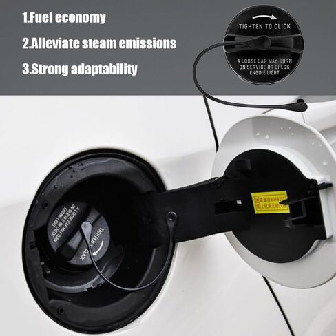 Gas Cap, Fuel Cap Replacement, Automotive Replacement Fuel Tank Covers, Car Accessories Fit for Dodge Ram 1500 2500 3500 Charger Challenger, Replaces OEM#52030377AB 5278632AG 52030377AA in Saudi Arabia