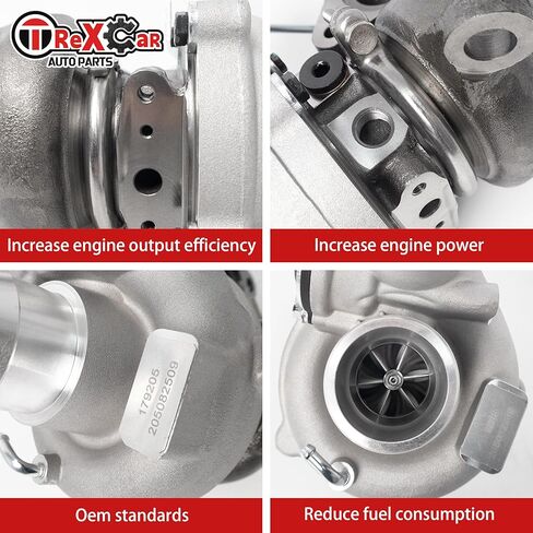 شاحن توربيني 3.5 لتر لـ 2011-2012 Ford F-150 3.5L EcoBoost OE BL3Z6K682VB CL3Z6K682D 179205 (جانب الركاب، K03/K0CG) in Kuwait