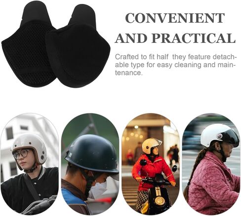 Windproof Ear Protectors for Cycling Helmet Full Coverage Audible Riding Ear Covers for Cold Weather Biking Comfortable Full Coverage in Saudi Arabia