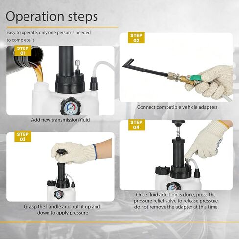 مستخرج مضخة زيت ناقل الحركة، مضخة زيت ناقل الحركة، نظام تعبئة زيت السيارة اليدوي (7.5 لتر) in Kuwait