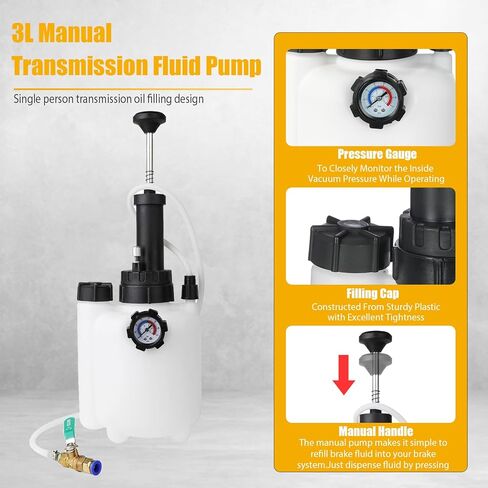 مستخرج مضخة زيت ناقل الحركة، مضخة زيت ناقل الحركة، نظام تعبئة زيت السيارة اليدوي (7.5 لتر) in Kuwait