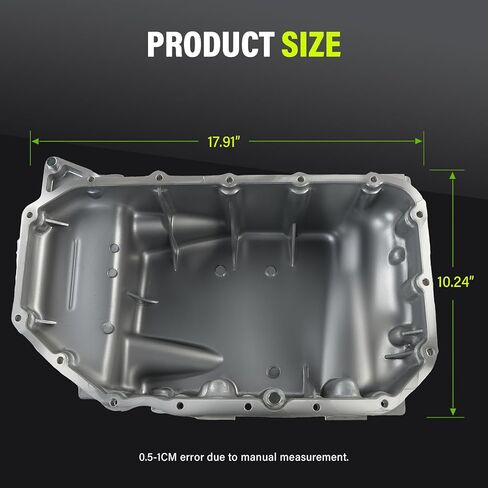 مقلاة زيت 264-414 مناسبة لهوندا CRV CR-V 2007 2008 2009 2.4L 311-50181 وعاء زيت المحرك استبدال HOP15A 11200-RZA-000 11200RZA000، الحشية غير متضمنة in Kuwait