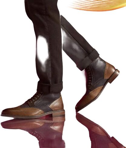 حذاء Stacy Adams الرجالي Finnegan Wingtip، كحلي/COGNAC، 11M in Saudi Arabia