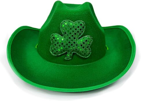 St. Patrick’s Day Leprechaun Fedora Top Hat Trendy Print Adjustable Drawstring Hat for Women Men Party Club in Saudi Arabia