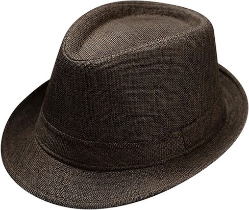 Women Men Jazz Hats Wide Brim Panama Hat Vintage Church Hats for Travel Party Cosplay Festival in Saudi Arabia