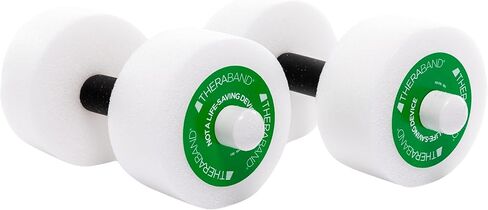 Thera-Band Aquatic Exercise Dumbells/Hand Bars - One Pair - Medium - Disc Size 12" x 2.5" in Saudi Arabia