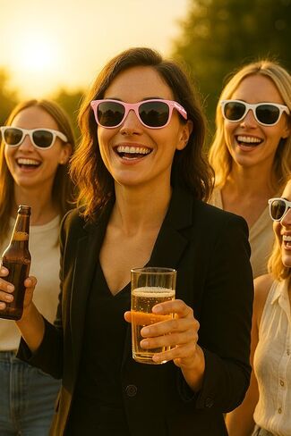 HAPPILY DIVORCED Sunglasses Set – 1 7 Divorce Support Crew Party Sunglasses (8 Pack) – Funny Divorce Party Favors for Women & Men, Newly Single Gifts Celebration Accessories in Saudi Arabia