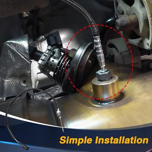 مستشعر درجة حرارة غاز العادم FUSCH متوافق مع Ford F250 F350 F450 F550 Super Duty 6.7L V8 2011-2016، Transit 150 250 350 350HD 3.2L L5 Diesel 2015-2019، استبدال # AC3Z-5J213-C AC3Z12B591A in Kuwait
