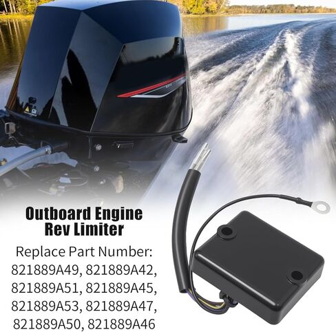 VIKKSAER 821889A42 Outboard Engine Rev Limiter, Replacement for Mercruiser 30HP 50HP 60HP 75HP 90HP Motors 2000-Up, Replaces 821889A45 821889A46 821889A47 in Saudi Arabia