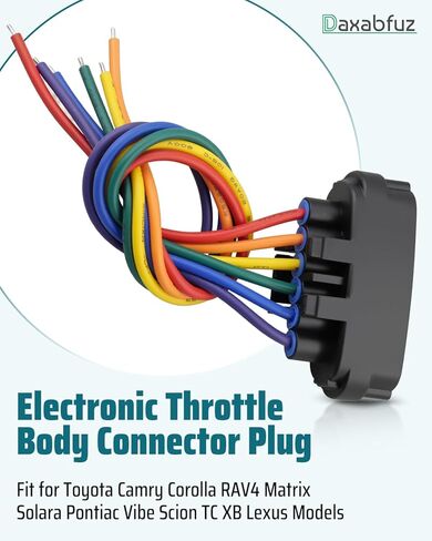 موصل جسم الخانق الإلكتروني مناسب لسيارة تويوتا كامري كورولا RAV4 ماتريكس سولارا بونتياك فيبي سليل TC XB لكزس موديلات in Kuwait