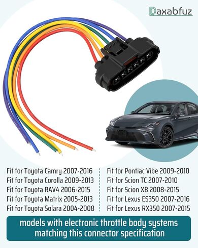 موصل جسم الخانق الإلكتروني مناسب لسيارة تويوتا كامري كورولا RAV4 ماتريكس سولارا بونتياك فيبي سليل TC XB لكزس موديلات in Kuwait