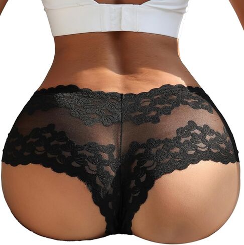 Ohyeah Boyshort سراويل للنساء صفيق الملابس الداخلية شبكة السراويل محب سراويل الخامس الخصر القطن المنشعب اللباس الداخلي S-2XL in Kuwait