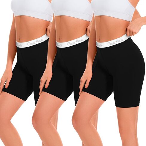 Womens Boy Shorts Underwear for Women Boxers Briefs Hihg Waisted Boyshorts Panties Strech Breathable 3 Pack in Saudi Arabia
