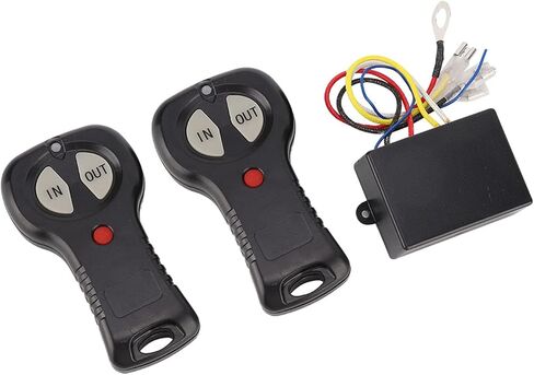 1 Pair Winch Controller, ABS Winch Remote Control Kit 12V, Universal Winch Remote Control Controller Kit, Winch Remote Controller Switch Replacement Parts for Car Truck in Saudi Arabia
