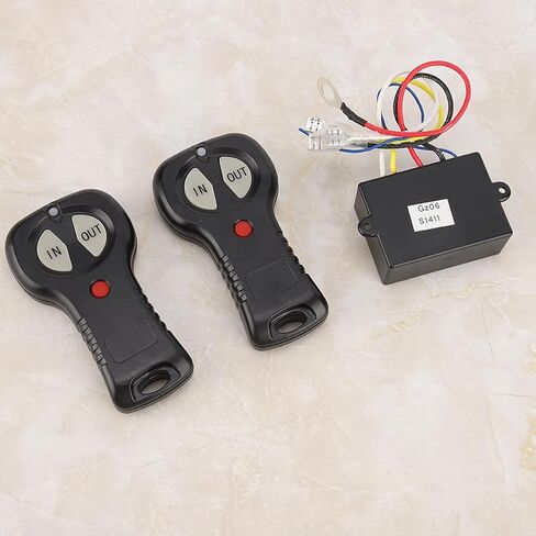 1 Pair Winch Controller, ABS Winch Remote Control Kit 12V, Universal Winch Remote Control Controller Kit, Winch Remote Controller Switch Replacement Parts for Car Truck in Saudi Arabia