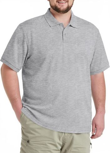 COOFANDY Men's Polo Shirts Short Sleeve Cotton Pique T Shirts Casual Summer Basic Tee Big and Tall in Saudi Arabia