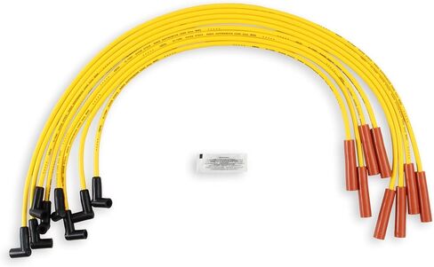 ACCEL 4053 Spark Plug Wire Set - Super Stock Graphite Core 8mm - Yellow in Saudi Arabia