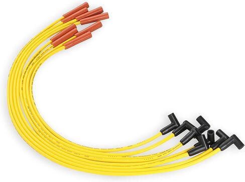 ACCEL 4053 Spark Plug Wire Set - Super Stock Graphite Core 8mm - Yellow in Saudi Arabia
