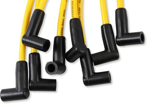ACCEL 4053 Spark Plug Wire Set - Super Stock Graphite Core 8mm - Yellow in Saudi Arabia