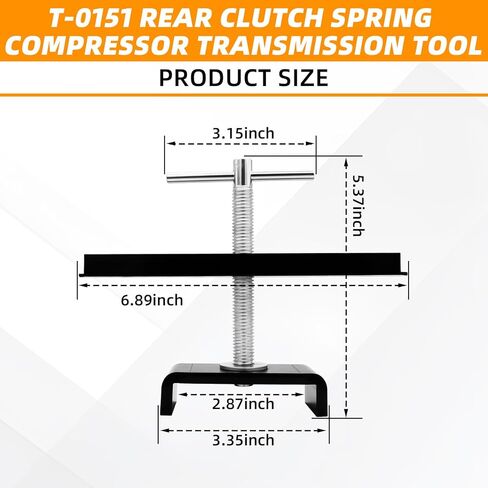 T-0151 أداة نقل ضاغط الزنبرك الخلفي - 4L60E متوافقة مع GM 250 250C 350 350C 700R4 4L60 4L60-E 4L65E 4L70 4L70E 4T80-E ضاغط زنبركي منخفض وعكسي in Kuwait