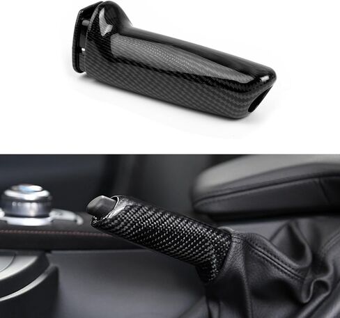 x xotic tech غطاء مقبض فرامل اليد للسيارة، نمط ألياف الكربون، متوافق مع BMW 1 2 3 4 5 M X1 series F20 F22 F30 E90 F32 E60 F80 E84 in Saudi Arabia