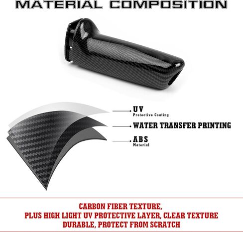 x xotic tech غطاء مقبض فرامل اليد للسيارة، نمط ألياف الكربون، متوافق مع BMW 1 2 3 4 5 M X1 series F20 F22 F30 E90 F32 E60 F80 E84 in Saudi Arabia
