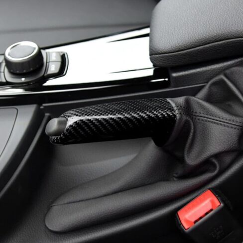 x xotic tech غطاء مقبض فرامل اليد للسيارة، نمط ألياف الكربون، متوافق مع BMW 1 2 3 4 5 M X1 series F20 F22 F30 E90 F32 E60 F80 E84 in Saudi Arabia