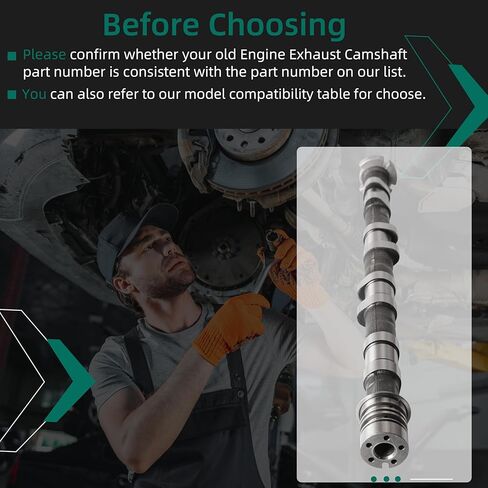 12604896Engine Exhaust Camshaft,For Chevy Malibu HHR Cobalt Equinox Orlando Captiva Sport Impala,for Saturn Vue Sky Aura,for Pontiac Solstice G6 G5,for Buick LaCrosse Allure Regal Verano,08-17 in Saudi Arabia