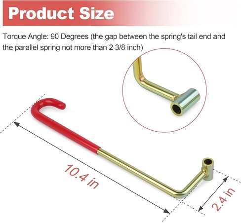 Trunk Lid Opener Torsion Bar Spring Installer Torque Rod Remover Special Tool 90° For Honda Civic Si Sedan 4-Door 2013-2015 For Acura TL 2007-2008 ILX 2014-2015 07AAZ-S0KA100 07AAZS0KA100 in Saudi Arabia