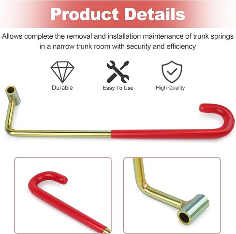 Trunk Lid Opener Torsion Bar Spring Installer Torque Rod Remover Special Tool 90° For Honda Civic Si Sedan 4-Door 2013-2015 For Acura TL 2007-2008 ILX 2014-2015 07AAZ-S0KA100 07AAZS0KA100 in Saudi Arabia
