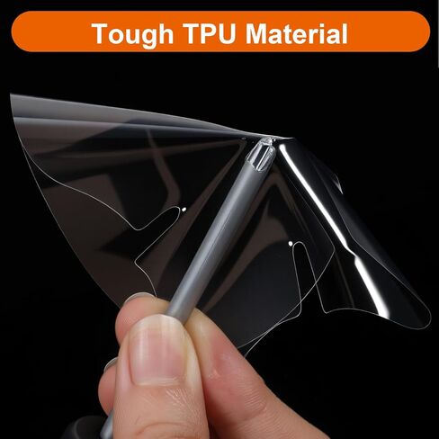 Sibba 20 PCS Car Door Handle Protectors Carbon Fiber Clear Protective Film Anti-Scratch Guard Self-Healing Paint Protection Decal Handle Cup Protector Universal Fit for All Vehicles SUVs Trucks in Saudi Arabia