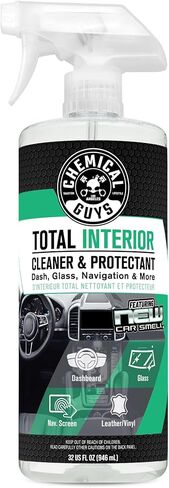 Chemical Guys Total Interior Cleaner and Protectant, New Car Smell, (Safe for Cars, Trucks, SUVs, Jeeps, RVs & More) Extra Large 32 fl oz in Saudi Arabia