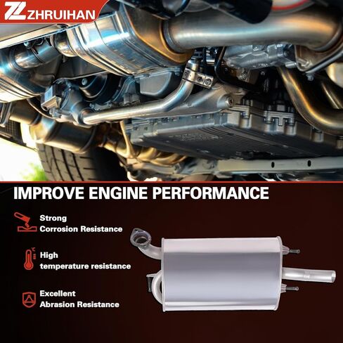 طقم استبدال نظام أنابيب كاتم صوت عادم ZHRUlHAN متوافق مع محرك Camry 2.2L L4 1997-2001، محرك Solara 2.4L L4 2002-2003، كاتم الصوت وأنبوب الذيل، Repklace OE: 48319 21328 in Saudi Arabia