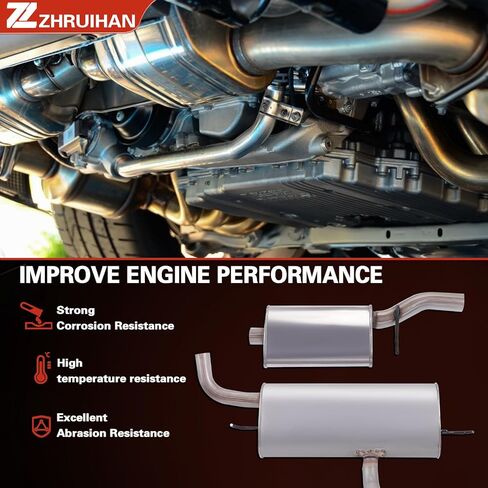 طقم استبدال نظام أنابيب كاتم صوت العادم الرنان 2010-2017 Equinox & 2010-2017 Terrain 2.4L L4، OE: 58550 598551 20960980 in Kuwait