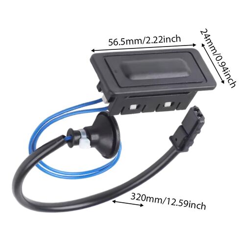 Tailgate Release Switch, Replace 96940890, Compatible with Chevrolet Sonic Sedan Aveo Captiva 2012-2019, 2 Pins, 1 pc in Saudi Arabia