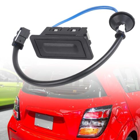 Tailgate Release Switch, Replace 96940890, Compatible with Chevrolet Sonic Sedan Aveo Captiva 2012-2019, 2 Pins, 1 pc in Saudi Arabia