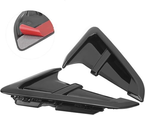 2PCS Shark Gills Front Fender Side Air Flow Fender Vent Cover Trim, Car Side Fender, ABS Air Vents Grille Trim Replacement for X3 X4 G01 G02 X3M X4M 2018-2021 in Saudi Arabia