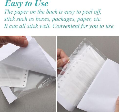 Shipping Label Sleeves, 7.5"×5.5"Self-Adhesive Shipping Label Sleeves, Packing List Envelopes, Clear Top-Loading Packing List, Shipping Labels Pouches For Shipping Labels/Files, 200 Pack. in Saudi Arabia