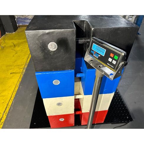 SellEton 60" x 60" (5' x 5') Non-NTEP Industrial Floor Scale/Pallet Size with 5,000 lbs x 1 lb in Kuwait