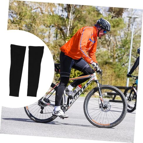 HANABASS 1Pair Men Women Cycling Leg Warmers Compression Sports Tights for Relief Warmth Thick Thermal Calf Sleeves for Running Basketball Outdoor Training in Saudi Arabia
