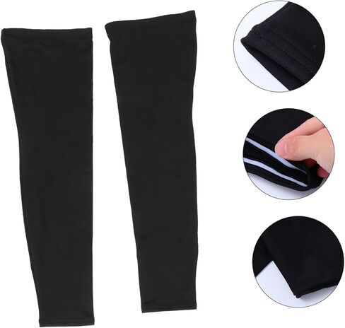 HANABASS 1Pair Men Women Cycling Leg Warmers Compression Sports Tights for Relief Warmth Thick Thermal Calf Sleeves for Running Basketball Outdoor Training in Saudi Arabia