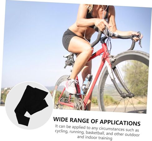 HANABASS 1Pair Men Women Cycling Leg Warmers Compression Sports Tights for Relief Warmth Thick Thermal Calf Sleeves for Running Basketball Outdoor Training in Saudi Arabia