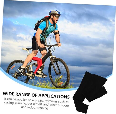 HANABASS 1Pair Men Women Cycling Leg Warmers Compression Sports Tights for Relief Warmth Thick Thermal Calf Sleeves for Running Basketball Outdoor Training in Saudi Arabia