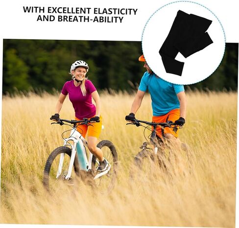 HANABASS 1Pair Men Women Cycling Leg Warmers Compression Sports Tights for Relief Warmth Thick Thermal Calf Sleeves for Running Basketball Outdoor Training in Saudi Arabia