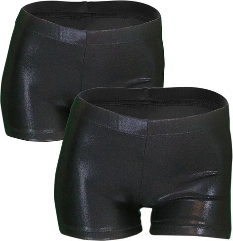 iLover Girls' Sparkle Glitter Shorts Dance and Tumbling Athletic Gymnastics Shorts Bottoms in Kuwait