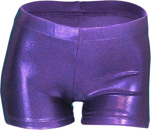 iLover Girls' Sparkle Glitter Shorts Dance and Tumbling Athletic Gymnastics Shorts Bottoms in Kuwait
